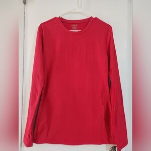 BCG Red Long Sleeve Crewneck Shirt